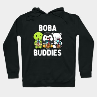 Boba Buddies - Cute Animals Hoodie